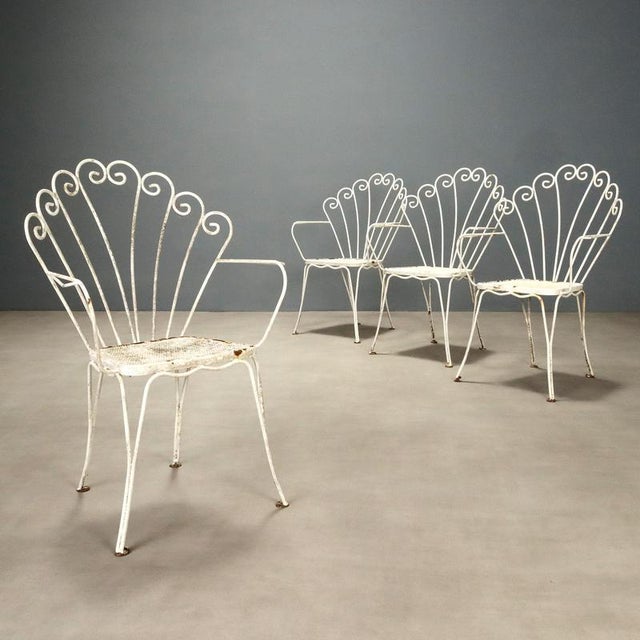 Lacquered Iron Garden Chairs For Sale - Image 11 of 11