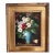 1980s Signed Beautiful oil painting of flowers and vase // signed flower still life // framed artwork // one of a kind // original artwork // elegant For Sale