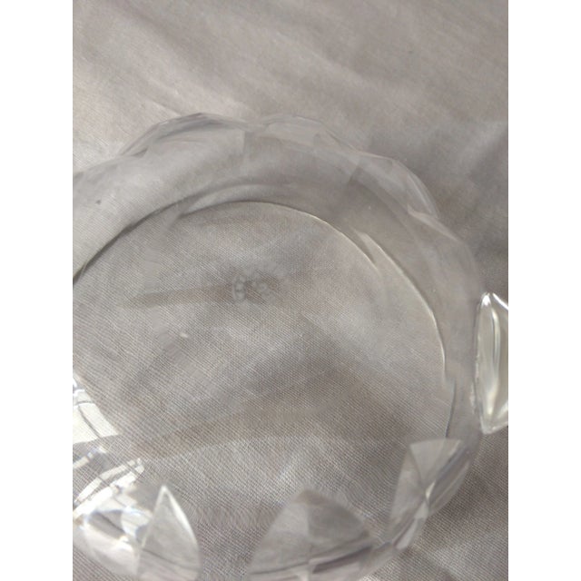 Glass French Cut Crystal Liquor Stemware Set Barware Service For Sale - Image 7 of 8