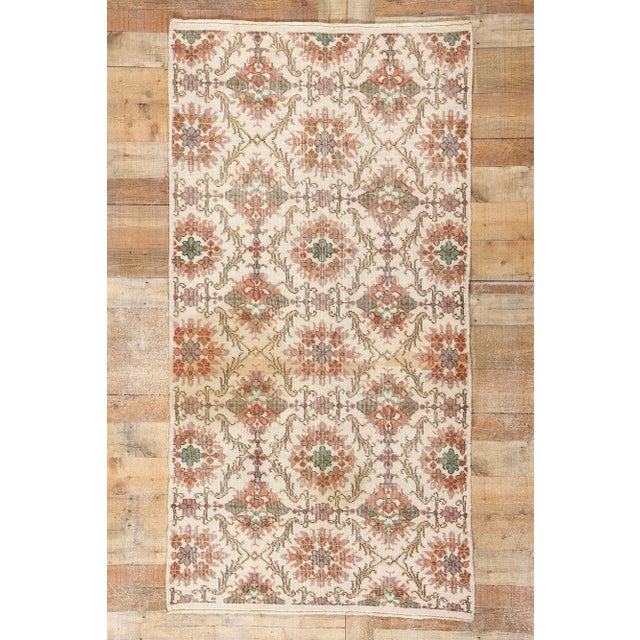 Vintage Turkish Sivas Rug - 03'08x 07'01 For Sale - Image 9 of 9