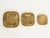 Italian Sculptural Brass Ashtrays by Carl Auböck, 1970s, Set of 3 For Sale - Image 3 of 15