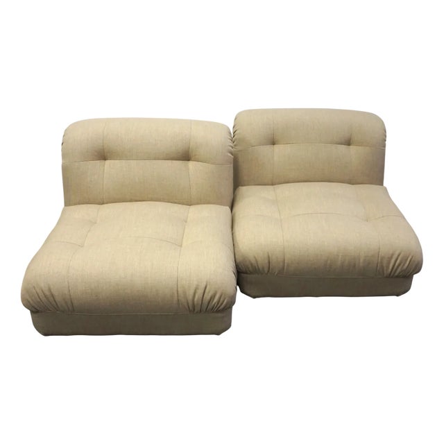 Modular Lounge Chairs, 1970s, Set of 2 For Sale