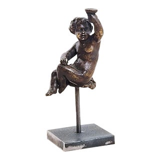 Small Bronze of Possibly a Young Bacchus, 17th or 18th C. For Sale
