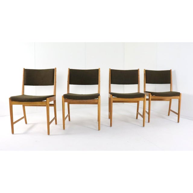 Dining Chairs attributed to Kai Lyngfeldt Larsen for Soren Willasden, 1970s, Set of 4 For Sale - Image 15 of 15