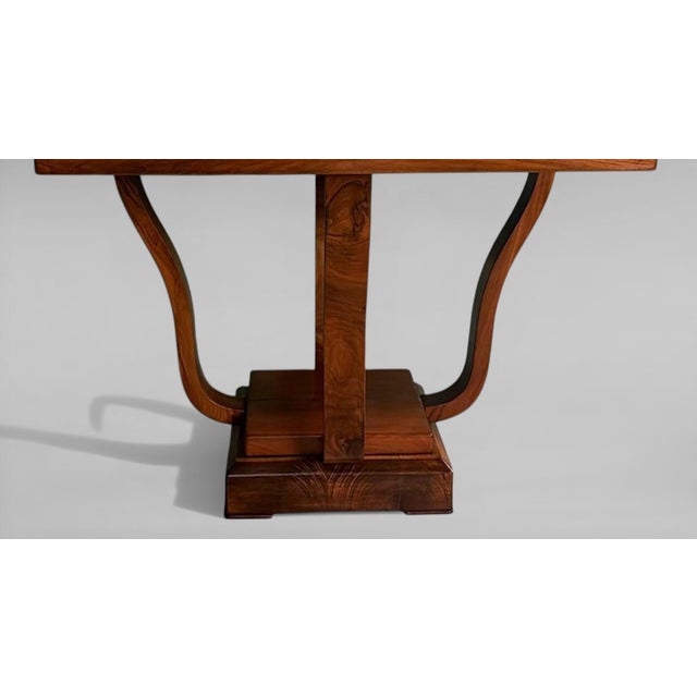 Late 19th Century Italian Art Deco Square Coffee Table With Dual-Tier Base For Sale - Image 14 of 18