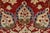 Kashan Rug 9’11” X 13′ Red Wool Vintage Traditional Hand-Knotted Carpet For Sale - Image 9 of 15