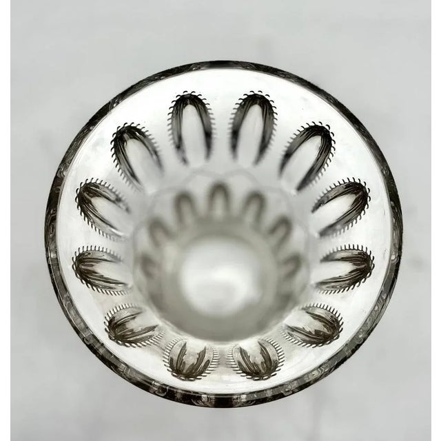 Art Deco Model Ephemere Luxval Vase by Charles Graffart for Val Saint Lambert, 1934 For Sale - Image 9 of 13