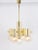 Metal Brass Pendant Light in the style of Sciolari, Germany, 1970s For Sale - Image 7 of 9