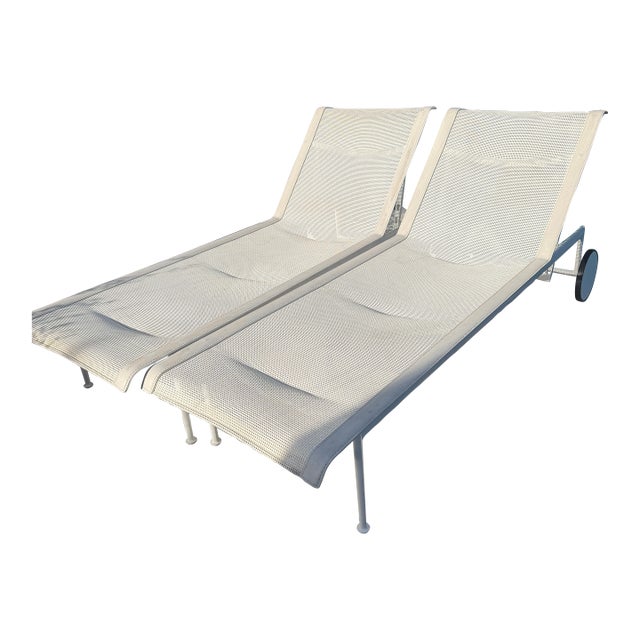 Richard Schultz 1966 Knoll Chaise Lounge Chairs – Pair – Authentic Mid Century Modern For Sale
