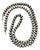 Sterling Silver Vintage Southwestern American Beaded Necklace For Sale