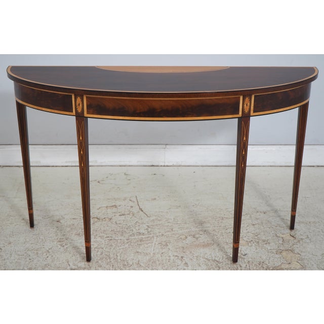 Age: Approx. 20 Years Old Details: Tall Tapering Legs High Quality Construction Nice Inlay Work Throughout Traditional...