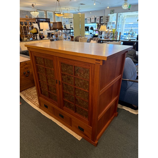 Design Plus Gallery presents an A/V Shoji Tansu Cabinet from Berkeley Mills. Commissioned in 2001, this cabinet is made in...