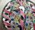 Vintage Hand Blown Italian Murano Art Studio Glass Millefiori Paperweight Ribbon For Sale In New York - Image 6 of 13