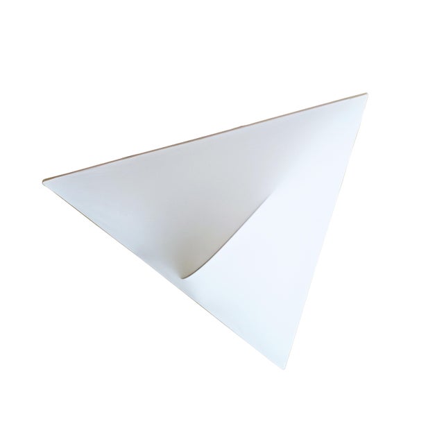 Sanka White Fabric Wall Light with Metal and Plastic by Takahama for Sirrah, 1970s For Sale - Image 15 of 15