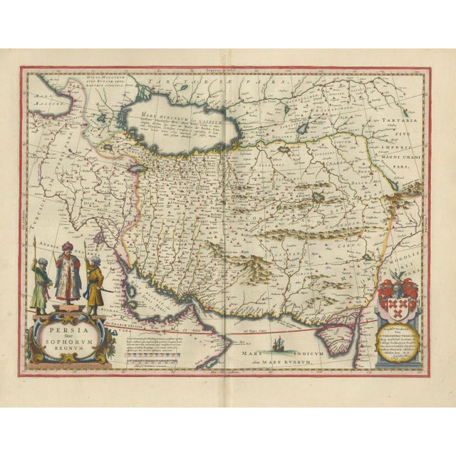 Blaeu Map of Middle Eastern, 1642 For Sale - Image 3 of 11