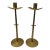 Mid Century, Solid, Brass, Modernist Candleholders, in the Style of Tommi Parzinger For Sale