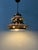West German Brown and Beige Ceramic Fat Lava Pendant Lamp For Sale - Image 5 of 11