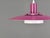 Vintage Danish Purple Pendant Lamp, 1970s For Sale - Image 6 of 11