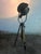 Industrial Searchlight Floor Lamp on PZO STG 4 Tripod, Poland, 1970s For Sale - Image 14 of 15