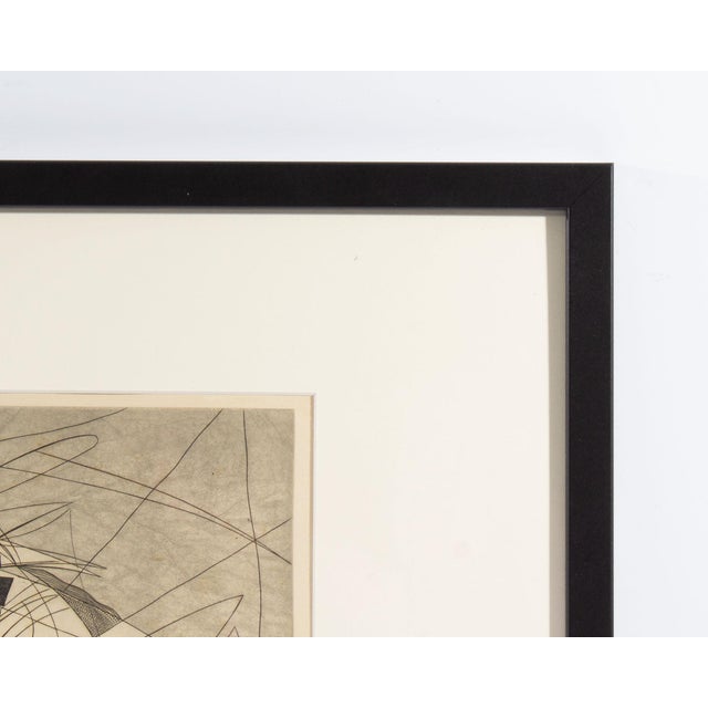 Mid 20th Century “Blood and Sand” Abstract Etching by Daniel Philip Platt For Sale - Image 5 of 8