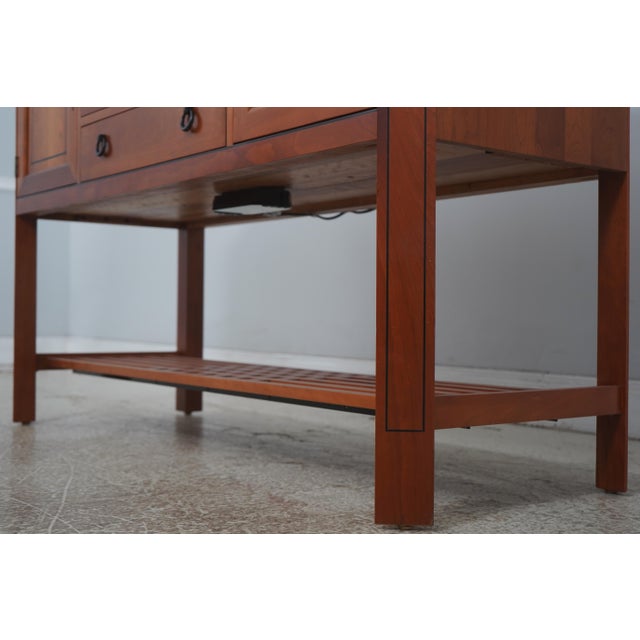 Stickley 21st Century Cherry Granite Top Sideboard For Sale - Image 10 of 18
