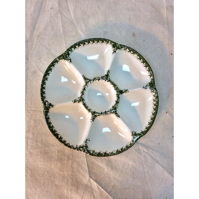 20th Century French Oyster Plate, Gien Chairish