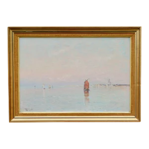 19th-C Impressionist Painting, Marie Joseph Clavell, 'I Will' Hammer Prices to $24,000
