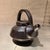 Mid-Century Modern Metallic Dark Brown Glazed Ceramic Teapot Pottery Mid-Century Modern For Sale - Image 3 of 12