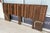1970s Brutalist-Inspired King Size Headboard With Twin Metal Frames For Sale - Image 4 of 13