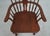 Brown Set of 6 Solid Cherry Brace Back Windsor Chairs For Sale - Image 8 of 18