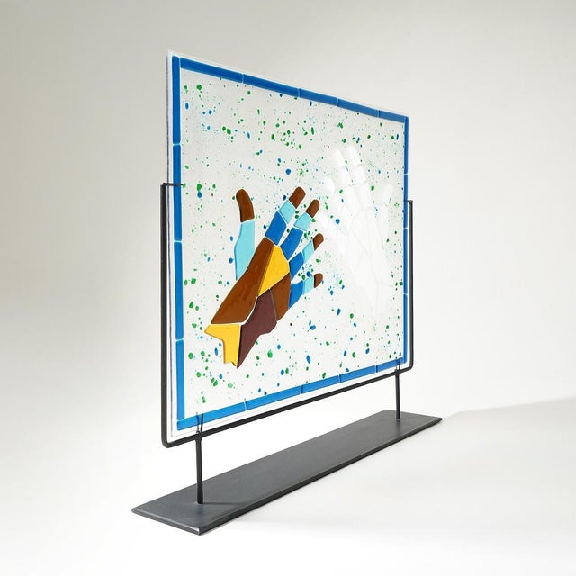 1990s Glass Fusion Work by Mario Rossello for Studio Casarini Savona, 1990s For Sale - Image 5 of 15