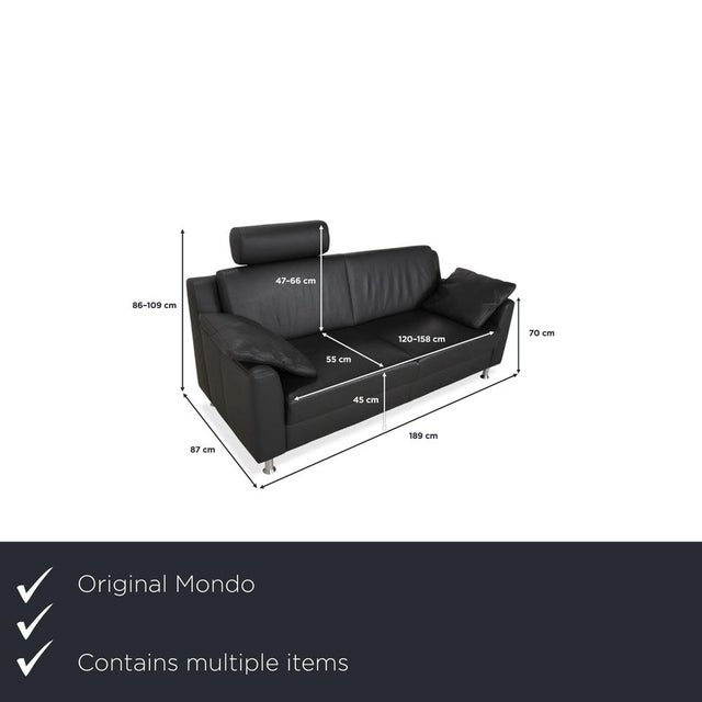 Mondo Two-Seater: Compact Class with Added Comfort. This sofa from the popular furniture brand Mondo proves that you don't...