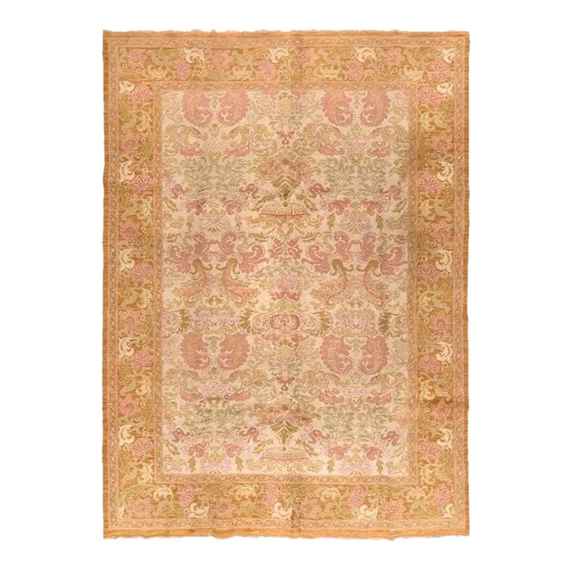 Vintage Spanish Rug 8'2'' x 11'2'' For Sale