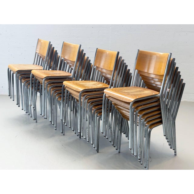 Vintage Stacking Chair by Gustav Hassenpflug for Embru, 1970s For Sale - Image 14 of 18