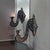 Antique Neo-Gothic Wall Sconces in Cast-Iron, Set of 2 For Sale - Image 10 of 12
