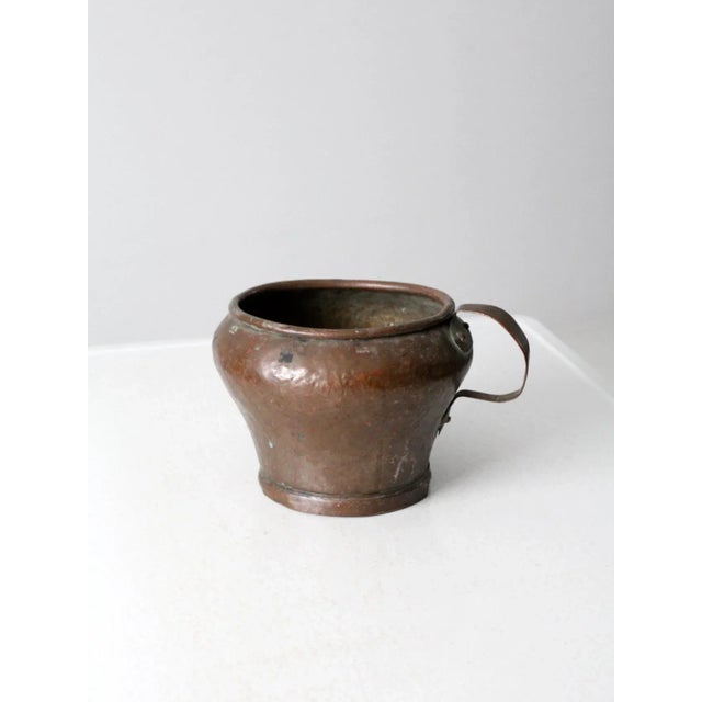 Antique Copper Jug Pot For Sale - Image 9 of 13