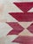 Vintage Handwoven Wool Wall Tapestry With Geometric Navajo-Inspired Motif in Red and Beige For Sale - Image 4 of 10