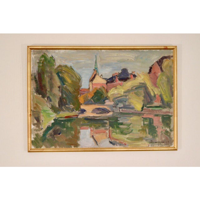 Harry Thomander, Hrebro, 1960s, Oil on Canvas, Framed For Sale - Image 6 of 16