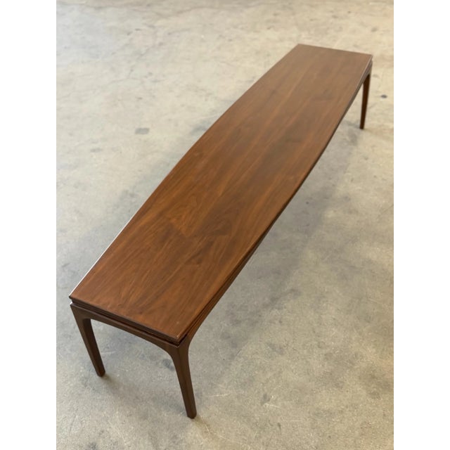 1980s Motif Walnut Coffee Table For Sale - Image 10 of 18