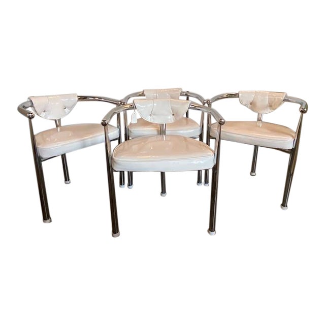 Mid Century Modern Dining Chairs - Set of 4 For Sale