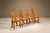 Mid-Century Modern Vintage Model FCH 1A Dining Chairs by Søren Nissen & Ebbe Gehl for Seltz, France, 1980s, Set of 4 For Sale - Image 3 of 14