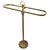 Gold Italian Hollywood Regency Golden Brass Towel Rack from Milo Baughman, 1970s For Sale - Image 8 of 8