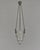 Marius Ernest Sabino A French 1925-1935 art deco pendant chandelier in nickel plated solid brass or bronze holding a...