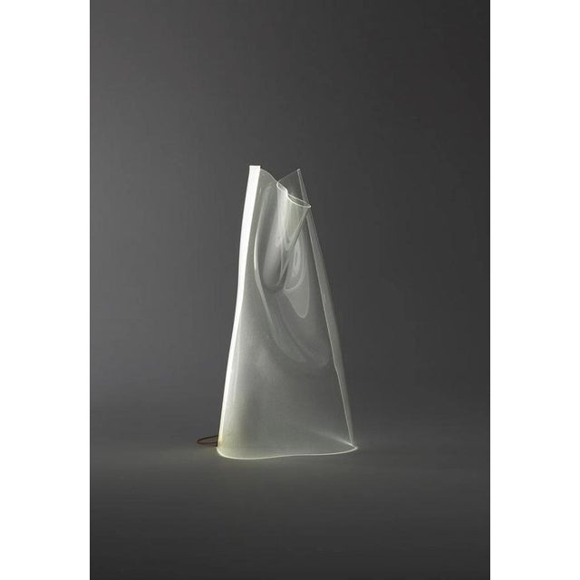 Plastic Gweilo Han Gr Golden Led Profile Floor Lamp by Partisans For Sale - Image 7 of 10