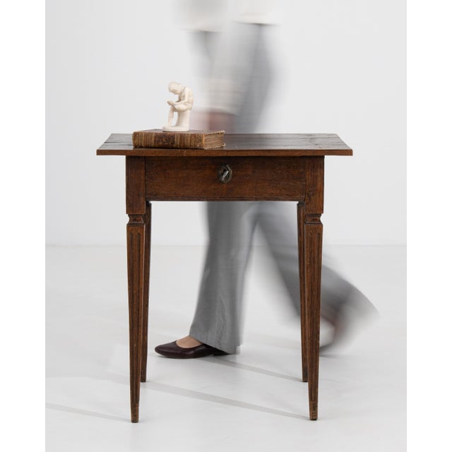 French Louis XVI Wooden Side Table, Circa 1800 France Early 19th Century For Sale - Image 10 of 14