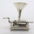 Silver Vintage Italian Handmade Genuine Sterling Silver Hand-Crank Gramophone Figurine, Made in Arezzo (Tuscany) by Medusa-Oro Silversmith For Sale - Image 8 of 11