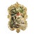 French Rococo Romantic Courtship Wall Art With Hand-Gilded Gold Leaf Frame For Sale