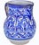 Early 20th Century Handmade Andalusian Ceramic Pitcher Accent W/ Blue Hues For Sale - Image 4 of 9