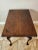 18th Century English Queen Anne Style Antique Carved Oak Table For Sale - Image 4 of 11