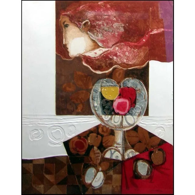 1990s "Perspectiva Con Imagen" Sunol Alvar Hand Signed Print For Sale - Image 4 of 7